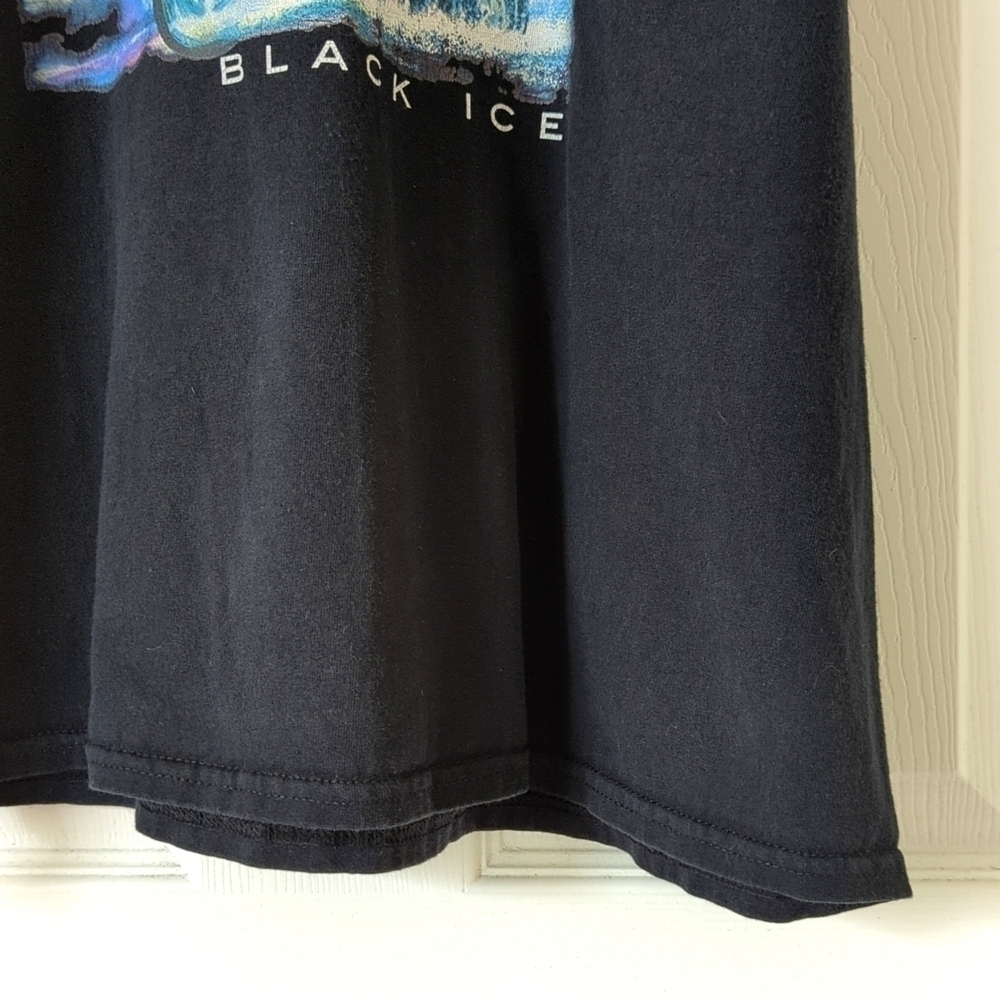 AC/DC Black Ice Graphic Classic Short Sleeve Crewneck Band T-shirt Black XL - Picture 8 of 10
